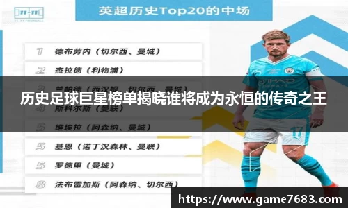 历史足球巨星榜单揭晓谁将成为永恒的传奇之王